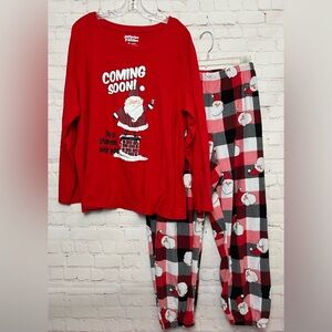 Women's Jammies For Your Families Santa Pajama Set